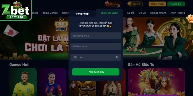 Điền thông tin cá nhân