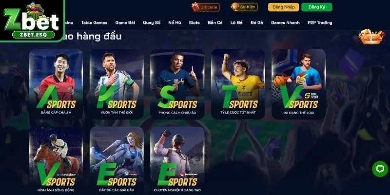 Giới thiệu ZBET - Cá cược thể thao