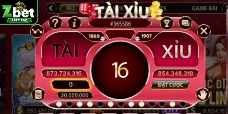 Tỷ lệ đổi thưởng tài xỉu ZBET