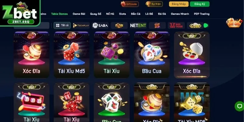 ZBET nền tảng cá cược tài Xỉu Online toàn diện cực HOT